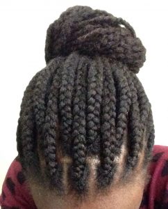 Protective styling with Box braids